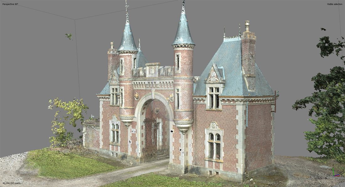 Modélisation 3D réalisée par NORSCAN