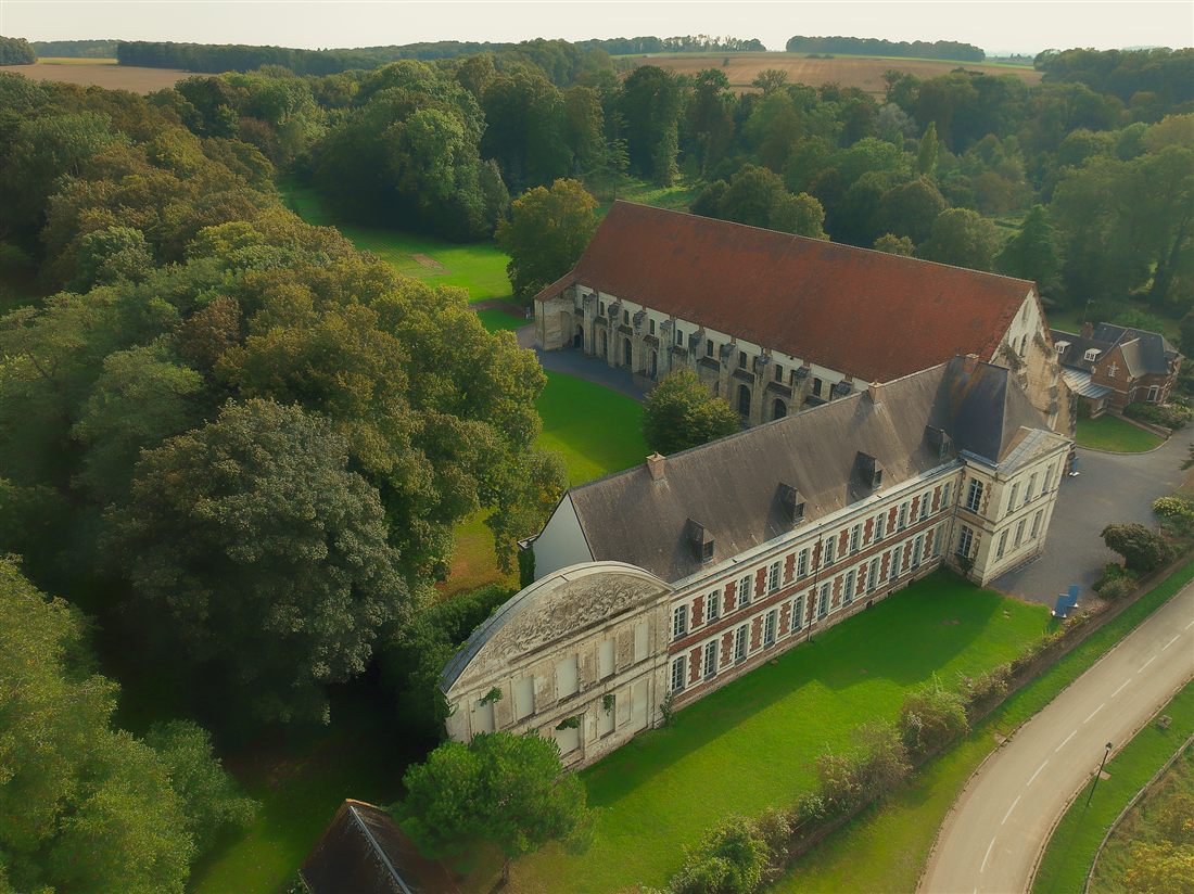 Survol d'un site patrimonial par drone